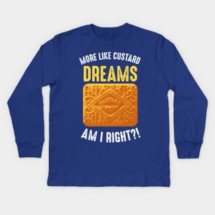 Custard Dreams Kids Long Sleeve T-Shirt